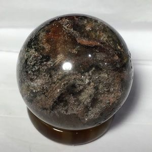Garden quartz sphere